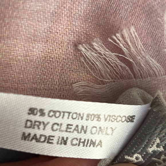 SWIRL PRINT SCARF Gregory Ladner Limited Edition NWT - Picture 5 of 5